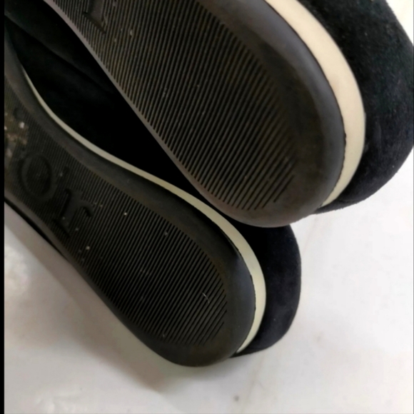 CHRISTIAN DIOR FLATS WOMEN BLACK SUEDE - Picture 5 of 9